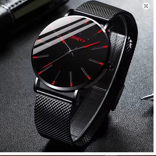Mens watches black red - &,