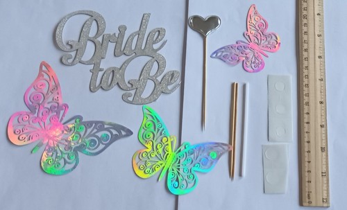 Diy glitter cake topper - diy,