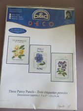 DMC Deco Three Pansy Panels