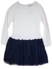 LILI GAUFRETTE GIRLS IVORY TULLE DRESS 4 YEARS