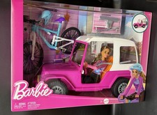 Barbie bundle Jeep, Bike and