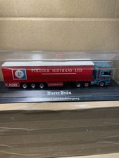 1.87 Ho Herpa Scania R480 Tractor Unit And Trailer Livery Of Pollock Scotrans