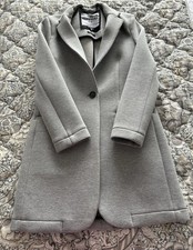 BNWOT Superdry Women’s Structured Grey Blazer Pea Coat - Size 10