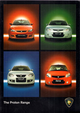 Proton Range 2008-2013 UK Market Sales Brochure Savvy, Satria Neo & GEN-2