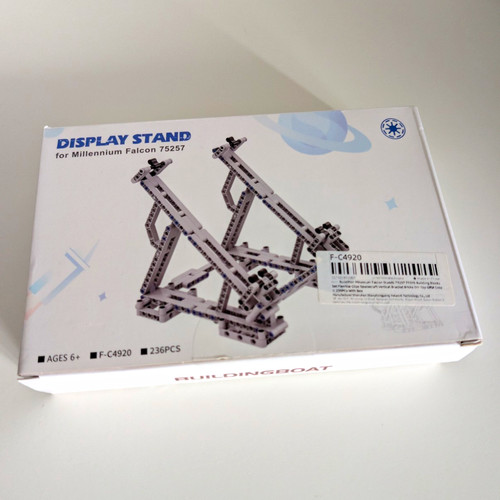 Grey display stand - grey,