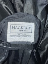 HACKETT LONDON LUXURY DESIGNER TUXED WOOL JACKET ALL WOOL 44R