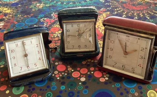 Vintage travel clocks - vintage, smiths