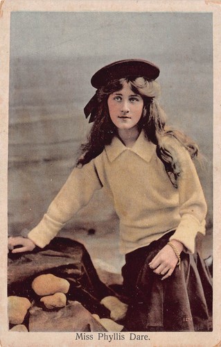 Postcard edwardian actress - -,
