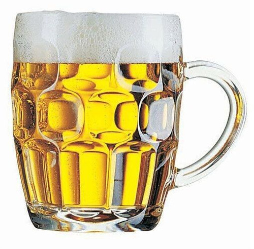 Dimpled beer tankard - dimpled,