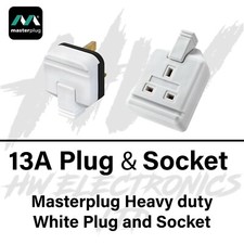 WHITE Rubber Composite Plug