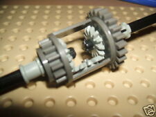 LEGO TECHNIC Grey Differential Gearbox GEARS and 4 Black AXLES