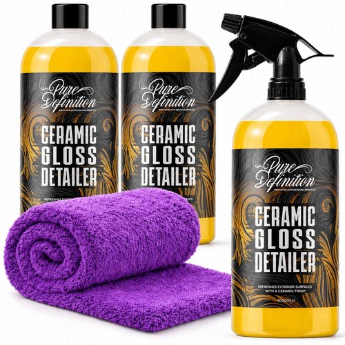 Ceramic detailer car - wax, gloss