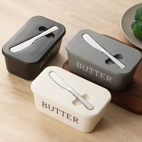 Butter dish box storage tray - butter,