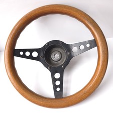 Vintage Wooden Steering Wheel