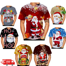 Santa Claus Short Sleeve 3D