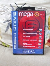 OFFERS COMBINE SEGA MEGA DRIVE GENUINE CARTRIDGE SIX 6 VOL 3 RAGE SHINOBI SONIC