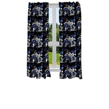 Franco Kids Batman Window Curtains Drapes Set, 82 in x 63 in