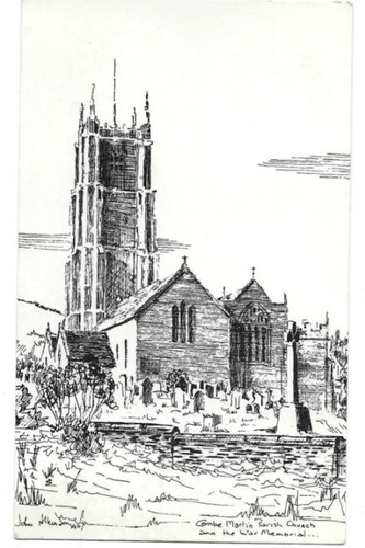 Combe martin church of st - :,