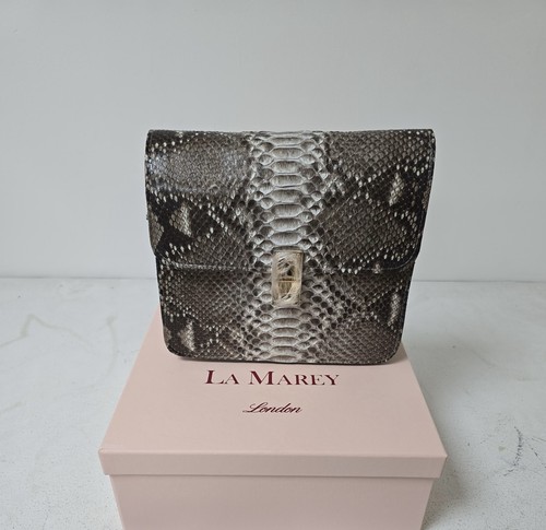 Marey python leather bag - la,