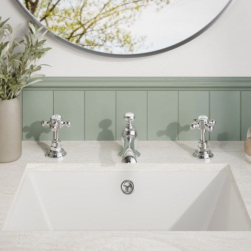 Hudson reed white topaz tap - white,