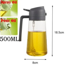 Cooking Olive Sprayer Dispenser Oil Spray Bottle 2-in-1 Refillable BBQ 500 ML