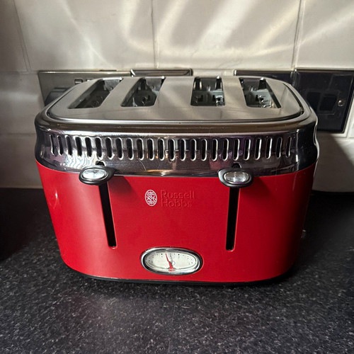Russell hobbs slice red - 4-slice,