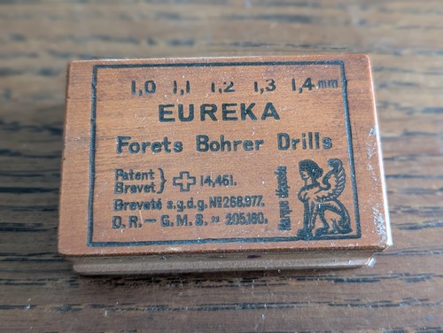 Eureka bohrer drill - bits,, fine