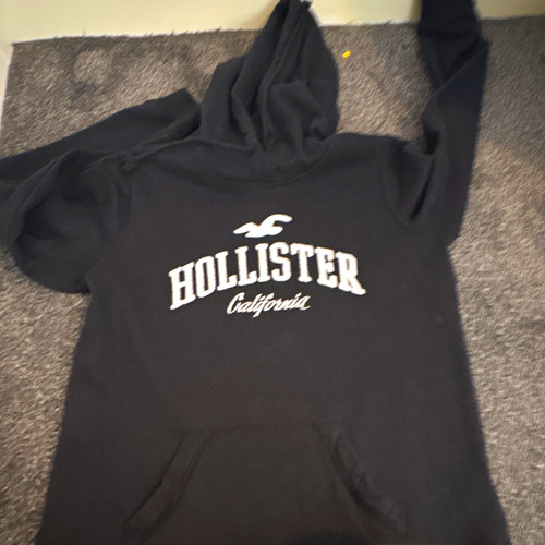 Hollister men black hoodie - black,