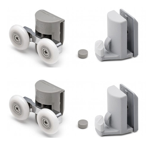 Set shower door - of,