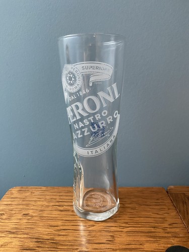 Peroni half pint glass - peroni,