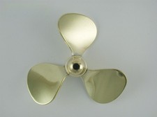 Brass Propeller, 3 Blade, M4 -