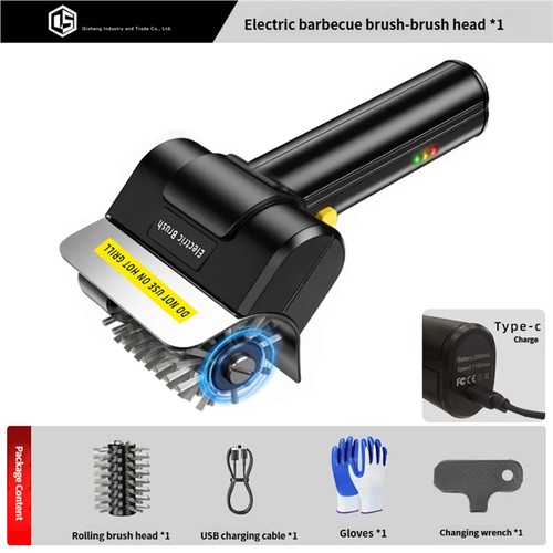 Electric grill brush - electric,