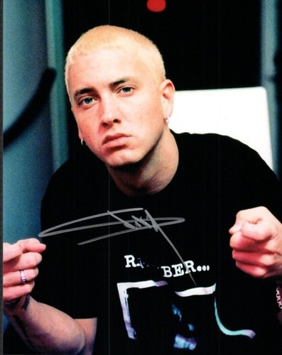 Eminem autographed original - eminem,