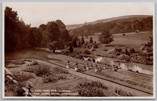 CHELTENHAM Gloucestershire The Lilley Bank Hotel View from Terrace RP Postcard