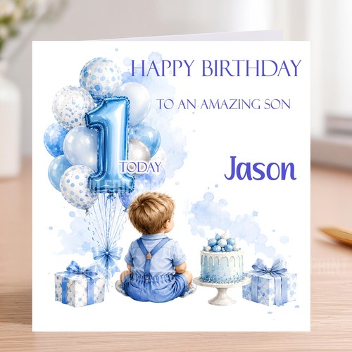 Personalised happy 1st - happy,