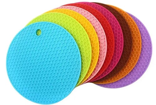 Round silicone mat - ,