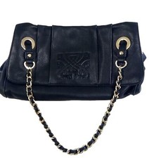 BIBA Black Leather Handbag