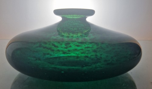 Early mdina squat vase sea - mdina,