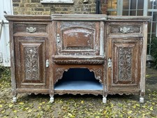 Gustavian Cabinet Shabby Chic French Style Distressed Rustic Sideboard Dresser