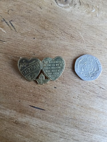Victorian 1890s mizpah double - mizpah,