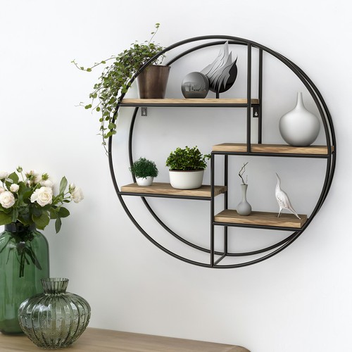 Modern round iron frame - iron,