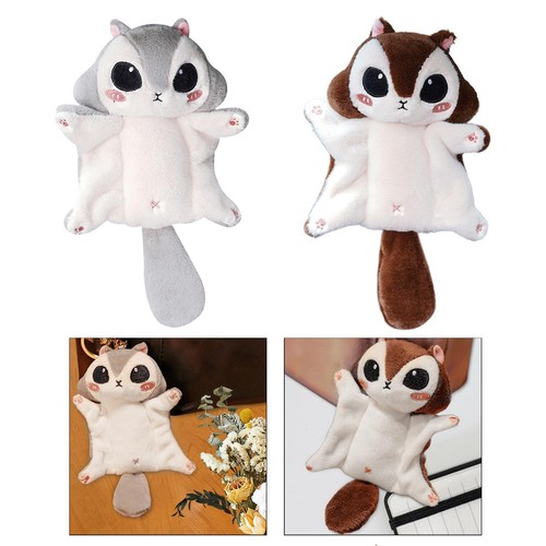 Flying squirrel keychain - flying,