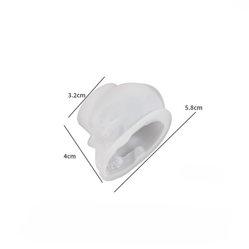 2pcs silicone skull mould - 2pcs,