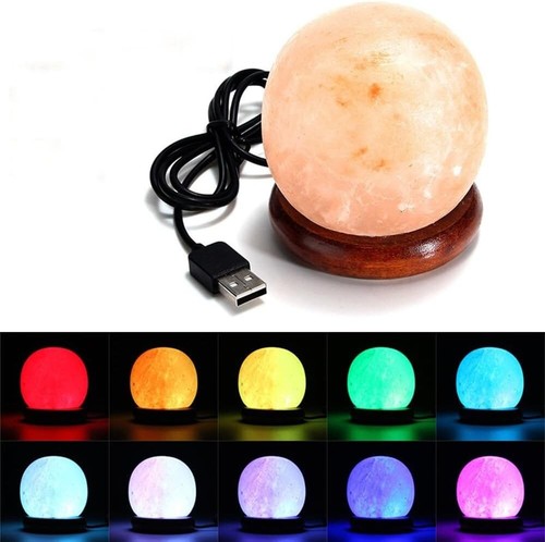 Himalayan salt lamp - himalayan, natural