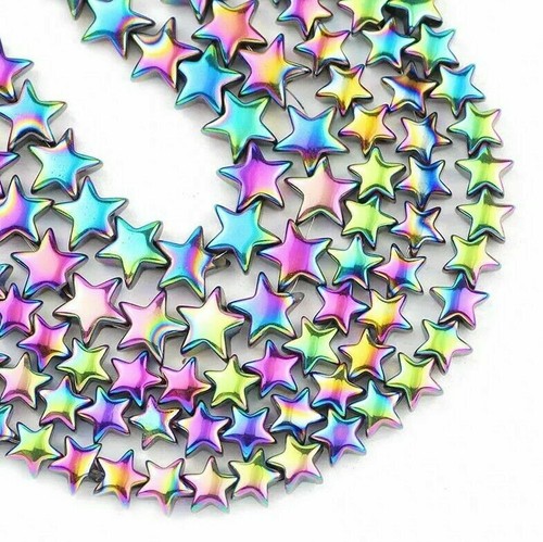Hematite star beads for - hematite,
