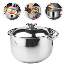  Large Saucepan Stainless Steel Cooking Pot Kitchen Casseroles Delicious Soup