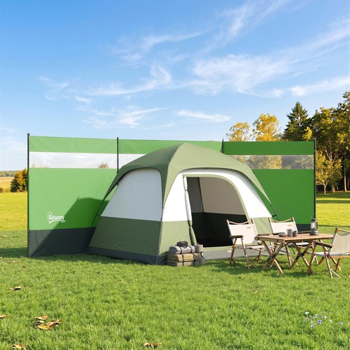 Camping windbreaks with clear - with,