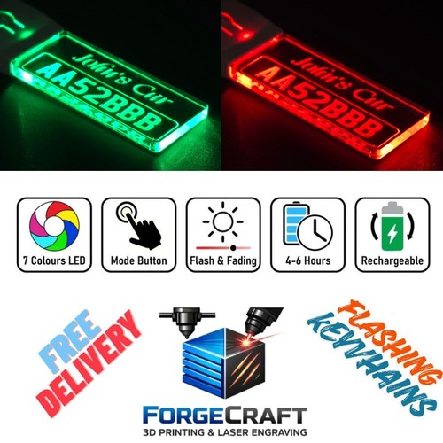 Reg led light keyring - light, /