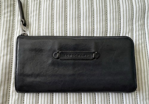 Longchamp long leather purse - longchamp,