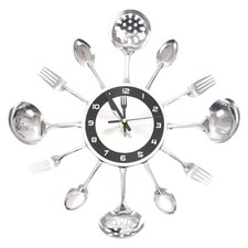 Kitchen Wall Clocks with Forks